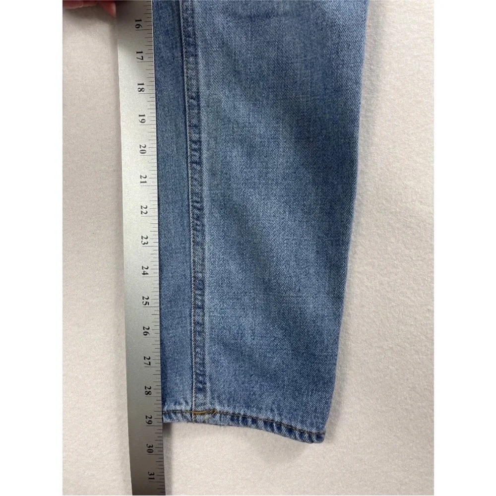 BDG Jeans Womens 26 Blue Mom High Rise Slim Tapered Leg Urban Outfitters - Picture 5 of 10